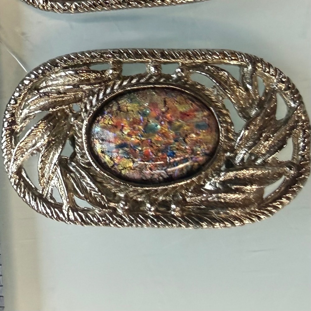 Vintage MUSI Shoe Clips‎ – Decorative Metal Shoe Accessories, Mid-Century Style